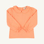 Maude's Peter Pan Collar Shirt & Onesie (Long Sleeve Pima) - Seashore Sherbet