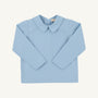 Peter Pan Collar Shirt (Long Sleeve Woven) - Barrington Blue