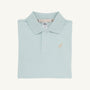 Long Sleeve Prim & Proper Polo & Onesie - Old Greenwich Green with Keeneland Khaki Stork
