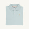 Long Sleeve Prim & Proper Polo & Onesie - Old Greenwich Green with Keeneland Khaki Stork