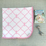 Belle Meade Bow Bundle - Baby Buggy Blanket, Oopsie Daisy Burp Cloth, Burp Me Bib