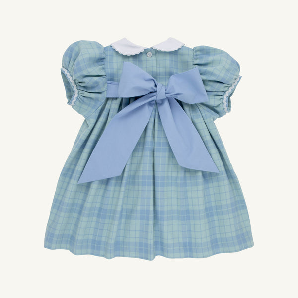 Mary Dal Dress - Audubon Park Plaid with Sarasota Sky