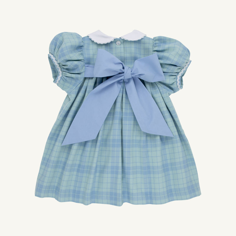 Mary Dal Dress - Audubon Park Plaid with Sarasota Sky