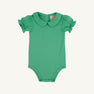 Maude's Peter Pan Collar Shirt (Short Sleeve Pima) - Gibson Island Green