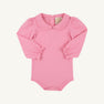 Maude's Peter Pan Collar Shirt (Long Sleeve Pima) - Hamptons Hot Pink
