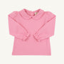 Maude's Peter Pan Collar Shirt (Long Sleeve Pima) - Hamptons Hot Pink
