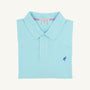 Croquet Party Beach Polo - Edisto Egg Blue with Wood Boat Blue Stork
