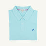 Croquet Party Beach Polo - Edisto Egg Blue with Wood Boat Blue Stork