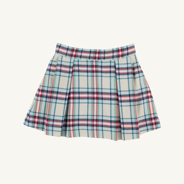 Parson Pleated Skirt - Ardmore Pier Plaid