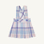 Pearl Prep Skirt - Peach Blossom Plaid with Palisades Purple