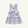 Pearl Prep Skirt - Peach Blossom Plaid with Palisades Purple