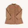 Penelope Peacoat - Cape Elizabeth Camel with Palmetto Pearl & Brass Buttons