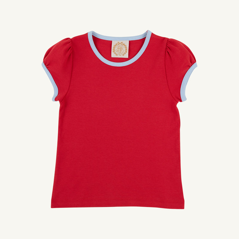 Penny's Play Shirt - Richmond Red with Beale Street Blue