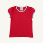 Penny's Play Shirt - Richmond Red with Beale Street Blue