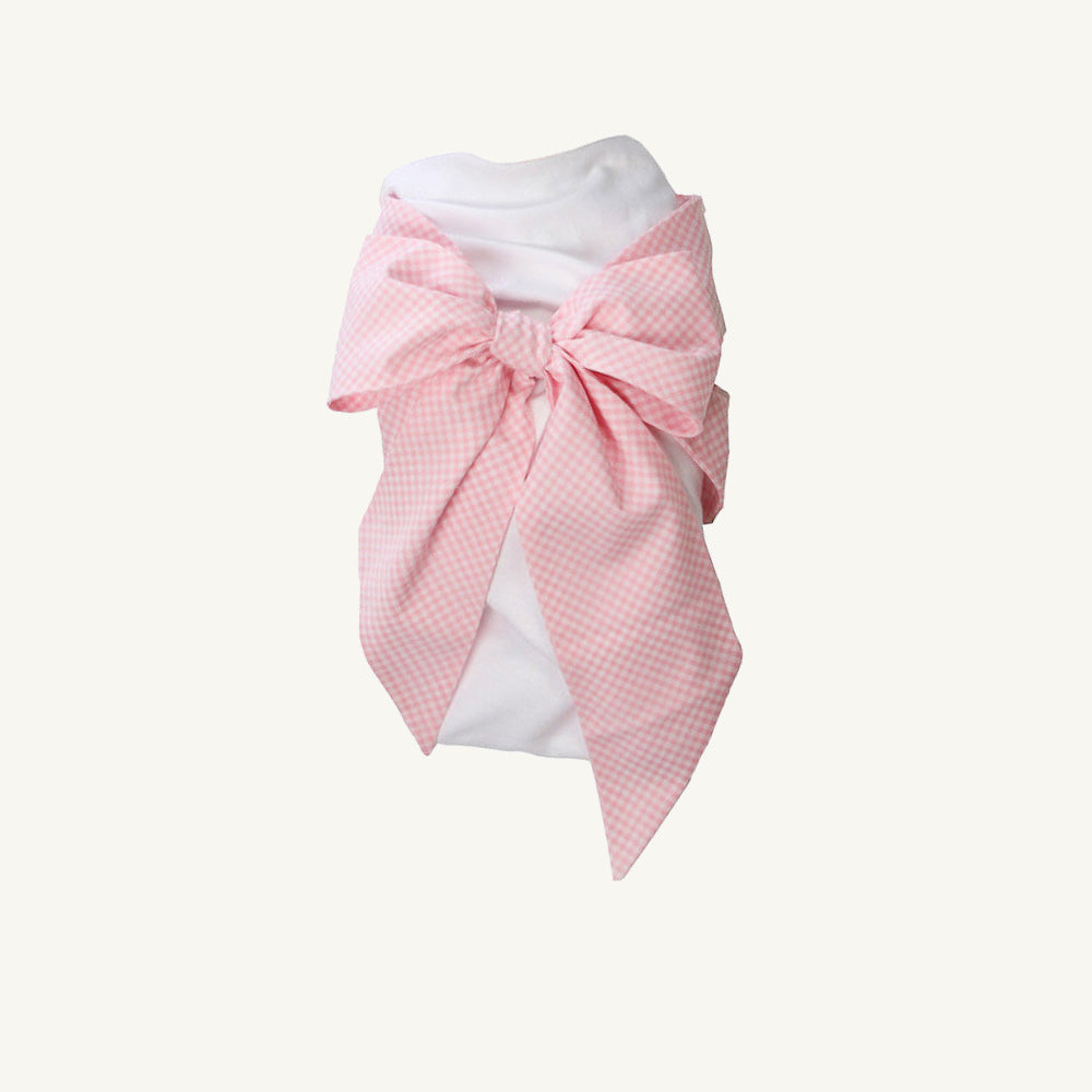 Bow Swaddle ® Pink Greenbrier Gingham