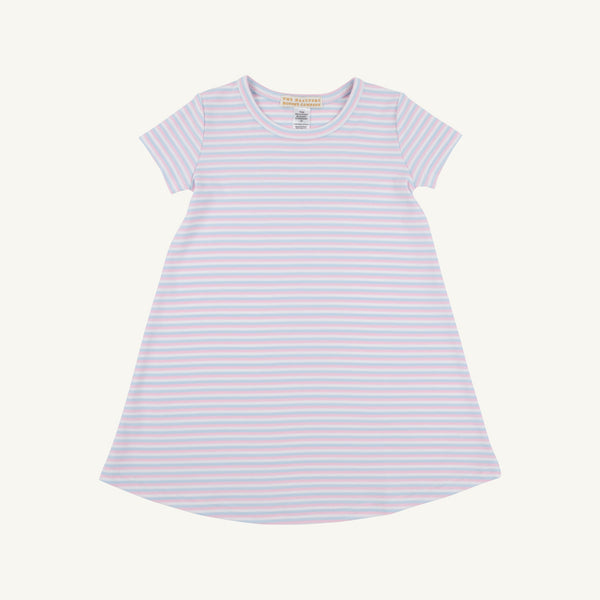 Polly Play Dress - Sumner County Stripe (Buckhead Blue)