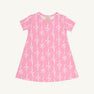 Polly Play Dress - Bell Court Bows (Hamptons Hot Pink)