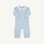 Potter Playsuit - Buckhead Blue with Worth Avenue White