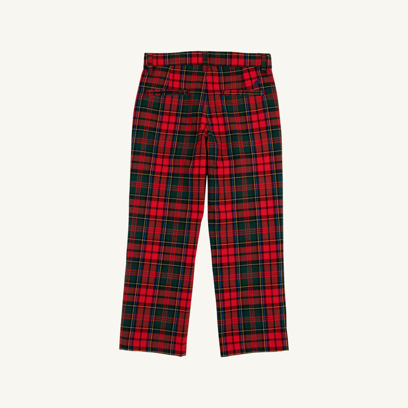 Prep School Pants (Twill) - Paces Mill Plaid with Nantucket Navy Stork