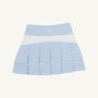 Prepletic™ Cindy Skort - Beale Street Blue Seersucker with Worth Avenue White