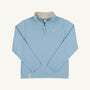 Prepletic™ Hayword Half-Zip - Barrington Blue with Osprey Oatmeal Stork