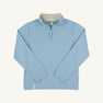 Prepletic™ Hayword Half-Zip - Barrington Blue with Osprey Oatmeal Stork