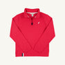 Prepletic™ Hayword Half-Zip - Richmond Red with Nantucket Navy and Worth Avenue White Stork