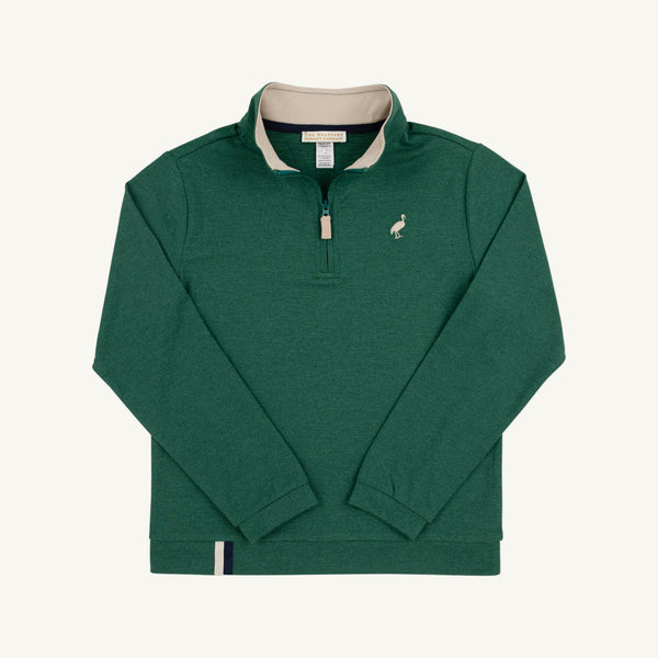 Prepletic™ Hayword Half-Zip - Grier Green with Keeneland Khaki and Nantucket Navy