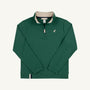 Prepletic™ Hayword Half-Zip - Grier Green with Keeneland Khaki and Nantucket Navy