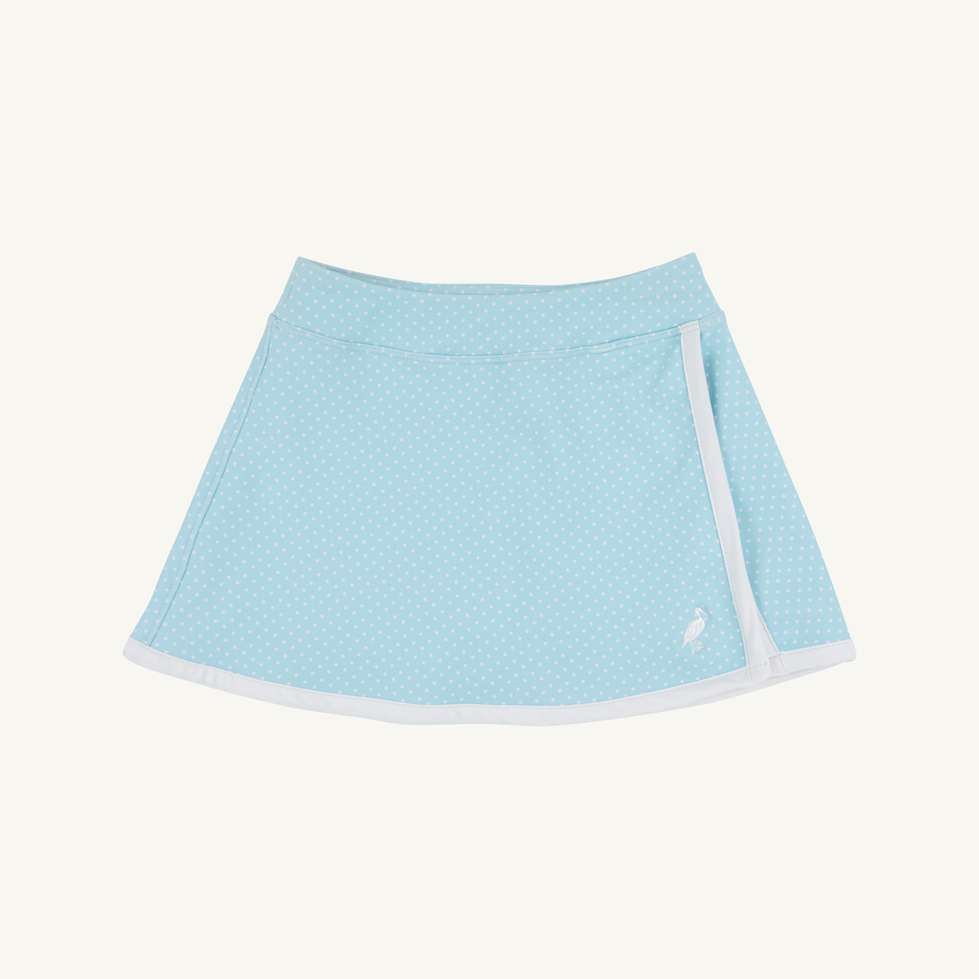 Prepletic™ Samantha Skort - Belhaven Blue Micro Dot with Worth Avenue White