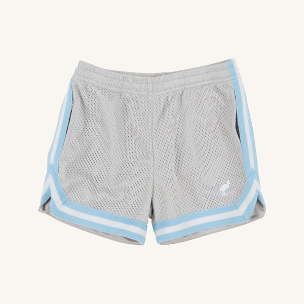 Prepletic™ Sheppy Shorts - Grantley Gray with Beale Street Blue & Worth Avenue White