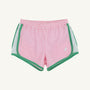 Prepletic™ Shimmy Shake Shorts - Pier Party Pink Stripe with Gibson Island Green