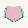 Prepletic™ Shimmy Shake Shorts - Pier Party Pink Stripe with Gibson Island Green