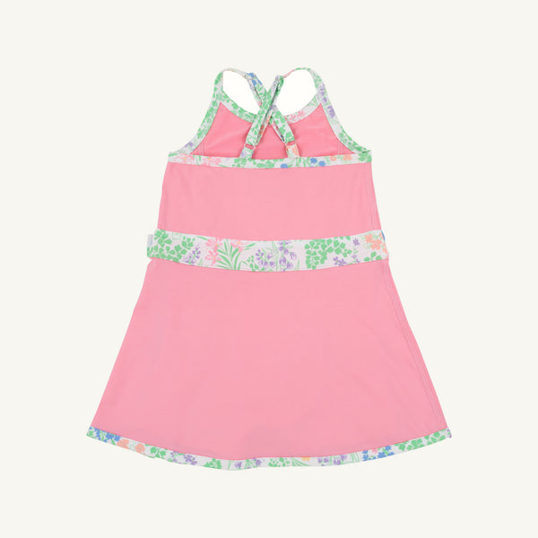 Prepletic™ Teggy Tennis Dress - Hamptons Hot Pink with Gaston Street Garden