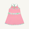 Prepletic™ Teggy Tennis Dress - Hamptons Hot Pink with Gaston Street Garden