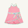 Prepletic™ Teggy Tennis Dress - Hamptons Hot Pink with Gaston Street Garden