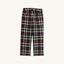 Prep School Pants (Flannel) - Grant Park Plaid with Nantucket Navy Stork