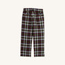 Prep School Pants (Flannel) - Grant Park Plaid with Nantucket Navy Stork