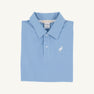Prim & Proper Beach Polo - Sarasota Sky with Multicolor Stork