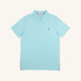 Prim & Proper Beach Polo & Onesie - Edisto Egg Blue with Wood Boat Blue Stork