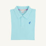 Prim & Proper Beach Polo & Onesie - Edisto Egg Blue with Wood Boat Blue Stork