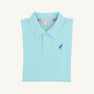 Prim & Proper Beach Polo & Onesie - Edisto Egg Blue with Wood Boat Blue Stork