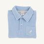 Prim & Proper Polo (Terrycloth) - Beale Street Blue with Worth Avenue White Stork