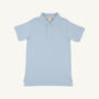 Prim & Proper Polo & Onesie - Buckhead Blue with Bellport Butter Yellow Stork