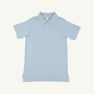 Prim & Proper Polo & Onesie - Buckhead Blue with Bellport Butter Yellow Stork