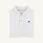 Prim & Proper Polo & Onesie - Worth Avenue White with Wood Boat Blue
