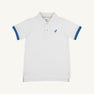 Prim & Proper Polo & Onesie - Worth Avenue White with Wood Boat Blue