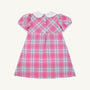 Princess Pleat Dress - Brenton Point Plaid with Worth Avenue White