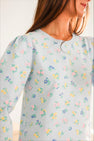 Women's Is it Saturday Sweatshirt - Little London Flowers with Buckhead Blue