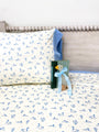 Sleep Tight Sheet Set - Quack Quack Honk (Palmetto Pearl) with Barrington Blue